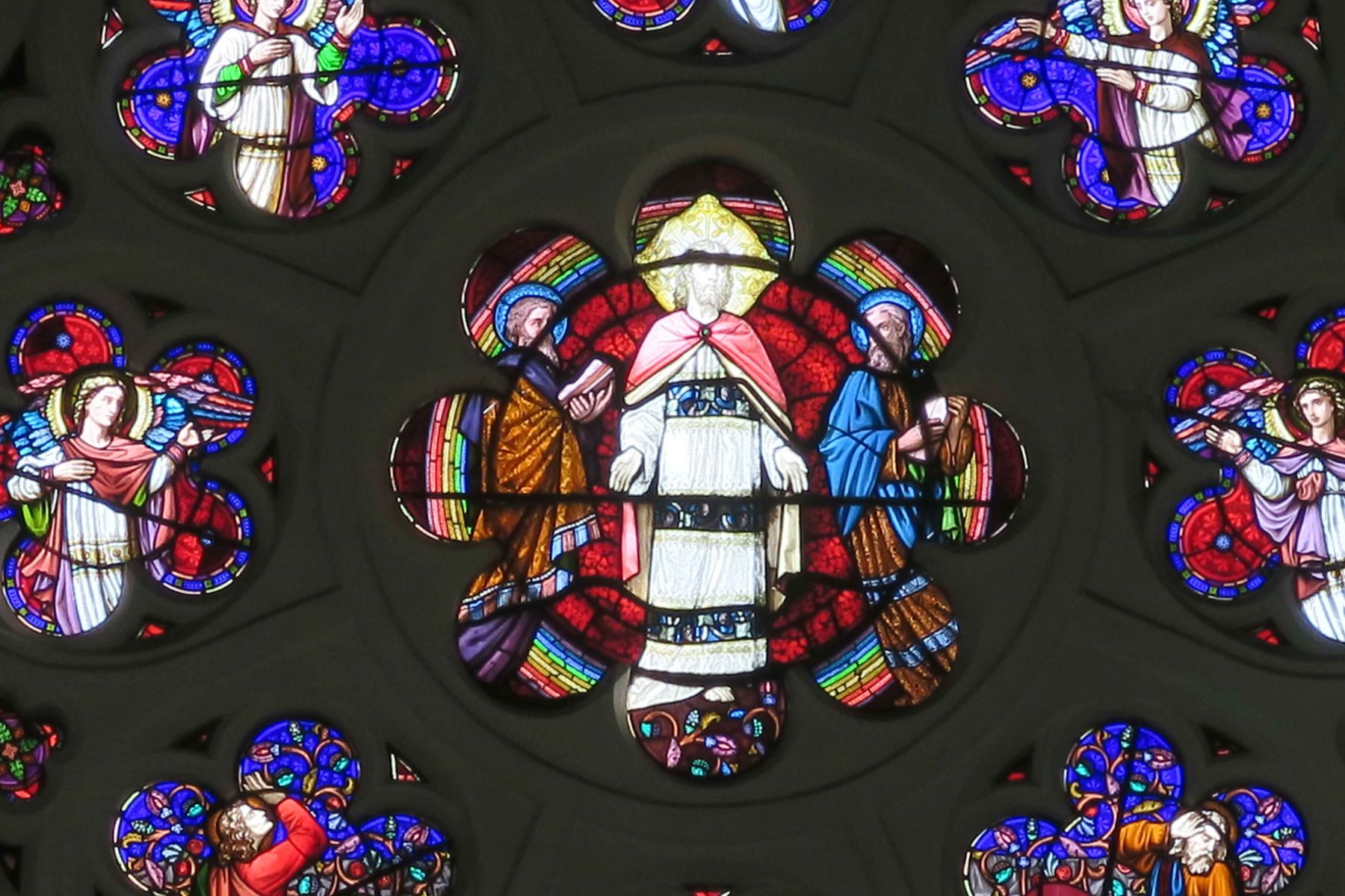 Transfiguration - Rose Window - St. Patrick's Church - Monkstown