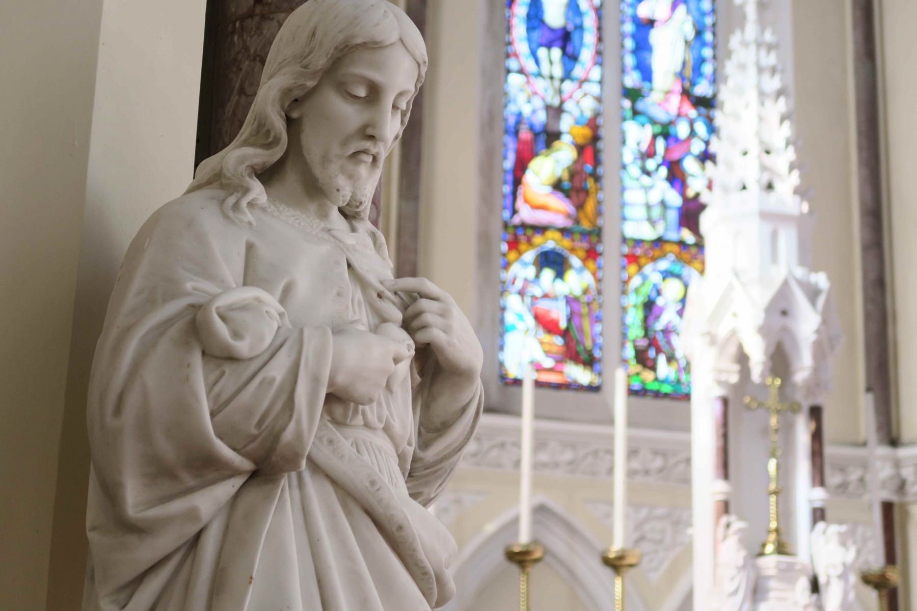 Sacred Heart Statue in St. Patrick's Monkstown